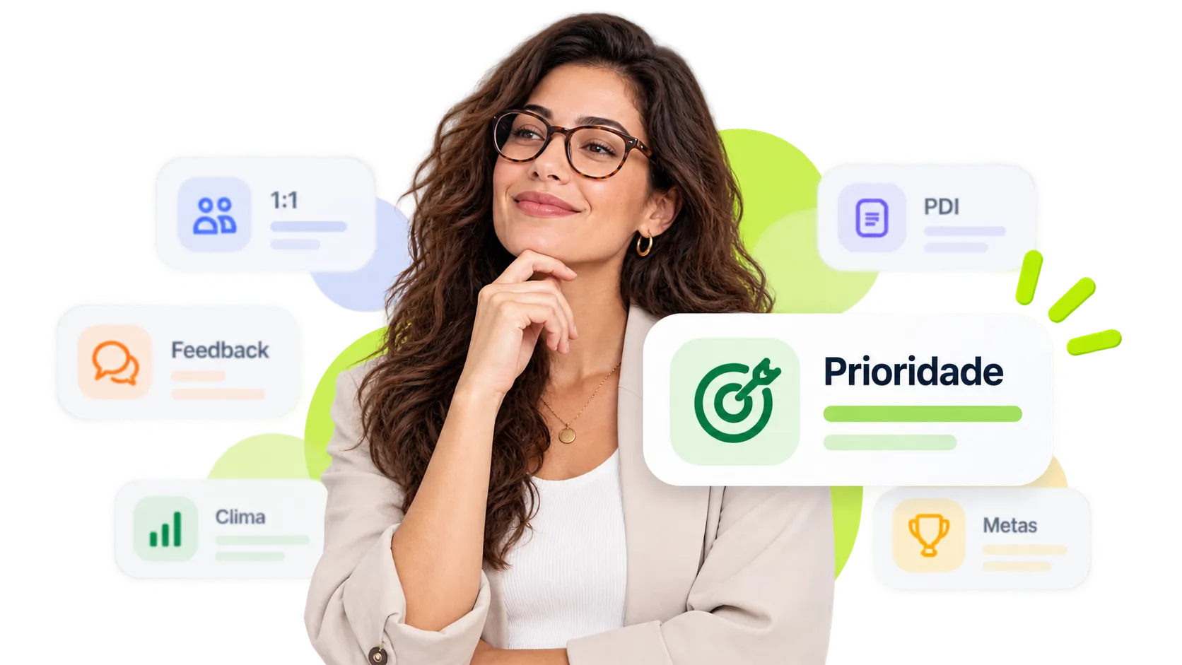 Sinal prioritário ganhando destaque entre diferentes informações