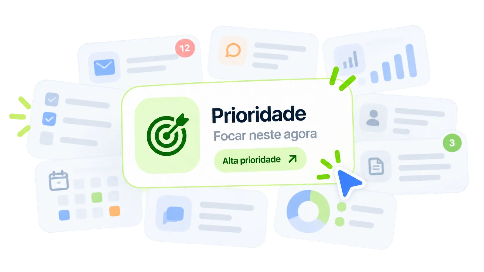 Informações organizadas para destacar aquilo que merece atenção
